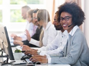 Portrait,Of,A,Smiling,African,Female,Customer,Service,Executive
